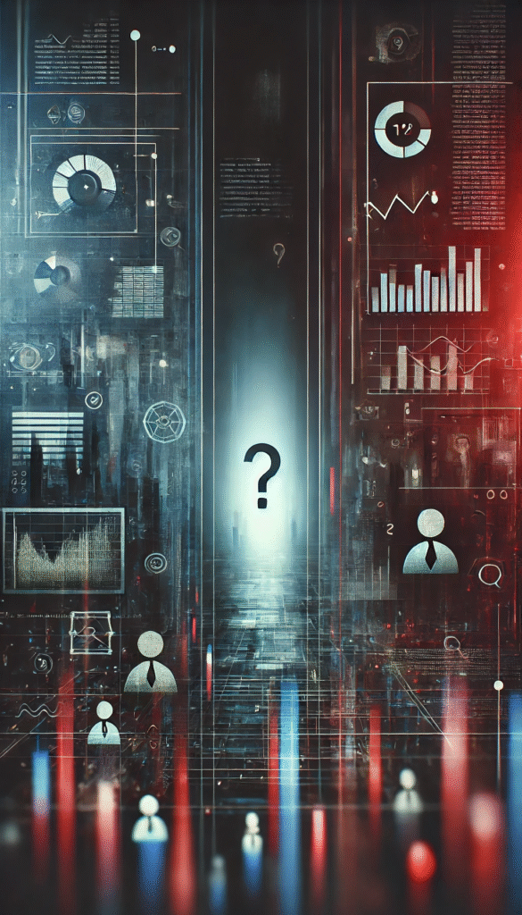 Representação de superação no marketing digital, com luz no fim do túnel e elementos tecnológicos ao fundo